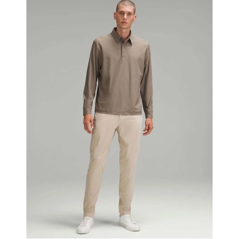 Lululemon ABC Slim Fit Pant Warpstreme Khaki Beige Mens 31 LM5AORS